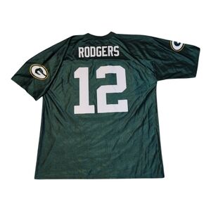 Team Apparel Green Bay Packers Jersey Rodgers #12 Mens XL